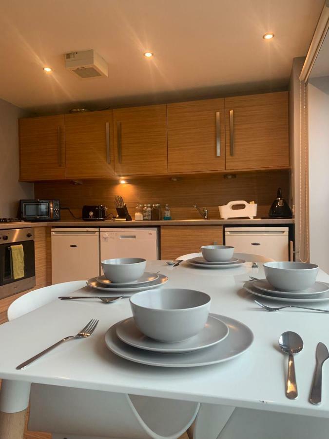 Merchant City Modern 1 Bed Executive Flat Glasgow Exteriér fotografie